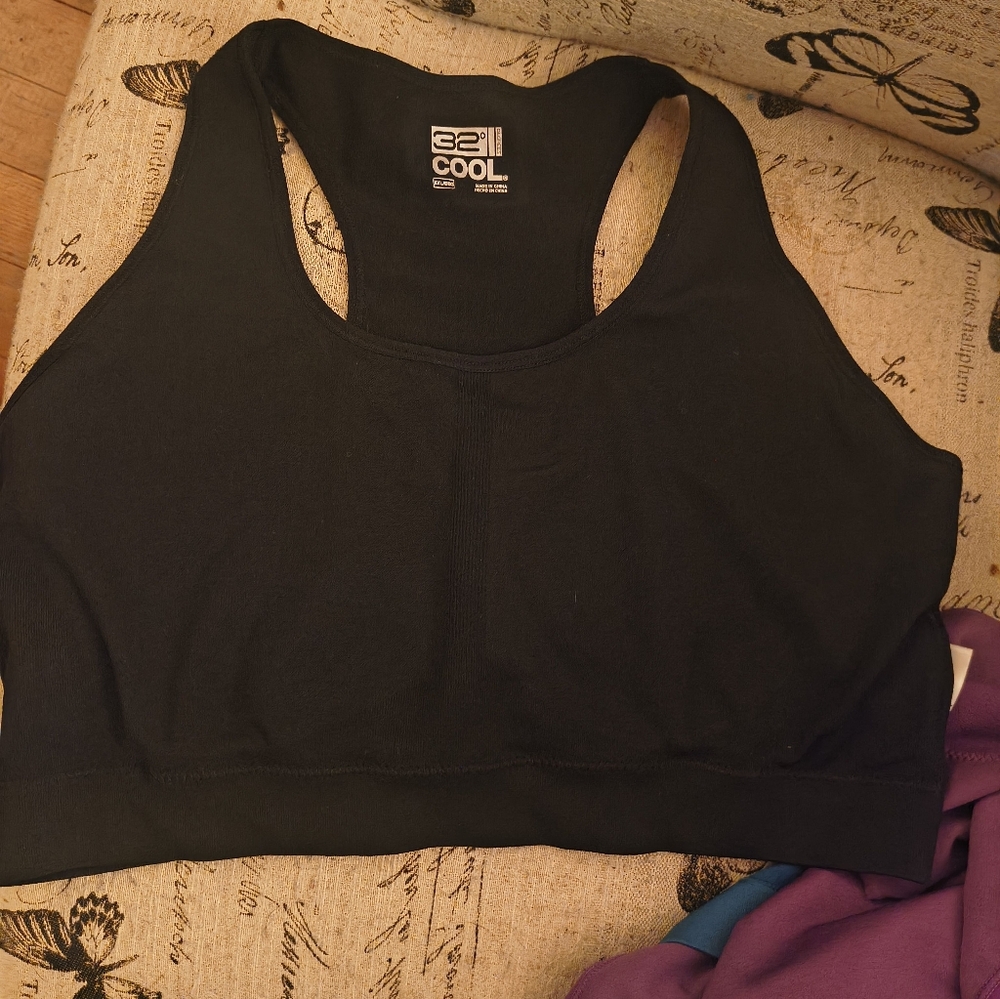 Set Of 3 32 Degrees Cool Sports Bras, XXL, NWOT - Picture 5 of 6